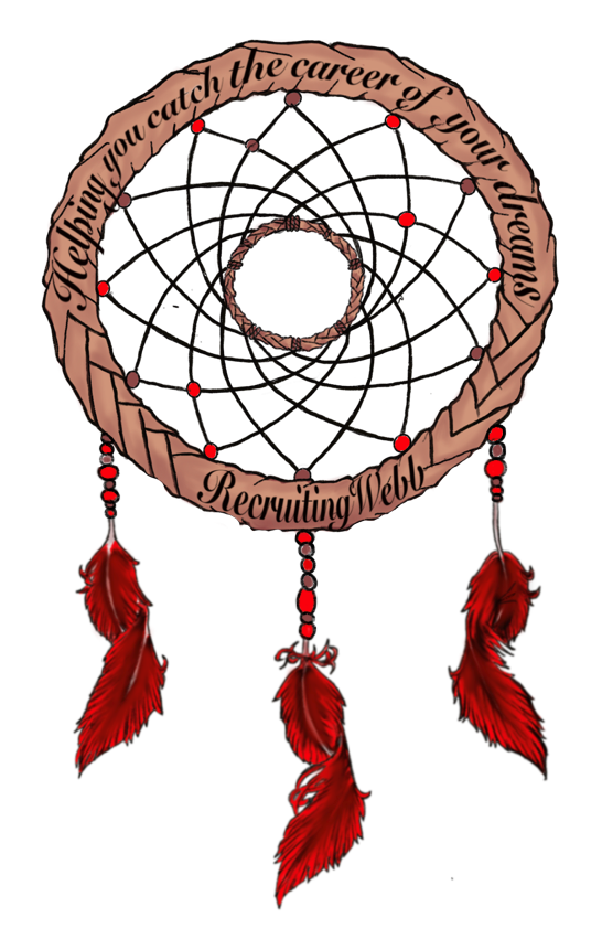 Recruiting Webb dreamcatcher logo: Helping you catch the career of your dreams